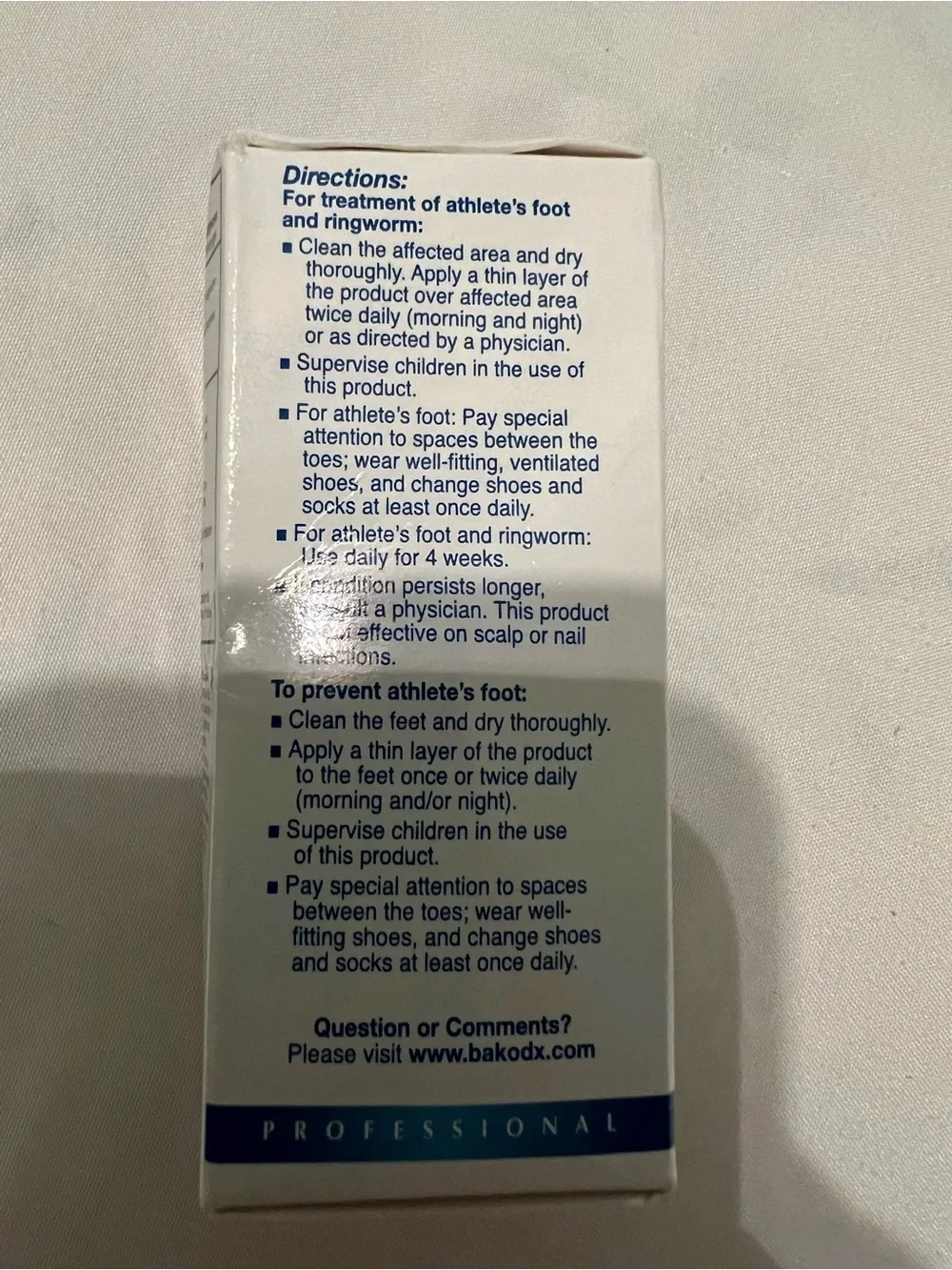 Tolnaftate 1% Antifungal Solution - White/Blue